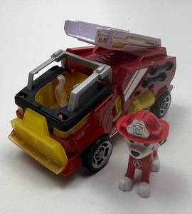 lot 119 image: PAW Patrol Marshall Fire Truck with Figure