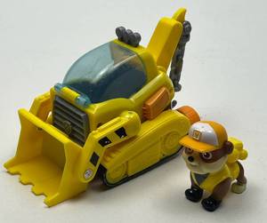 lot 135 image: Paw Patrol Rubble Construction Vehicle with Figure