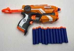 lot 170 image: Nerf Elite Firestrike Blaster with Foam Darts