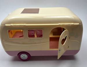 lot 180 image: Happy Camper Toy Travel Trailer Playset