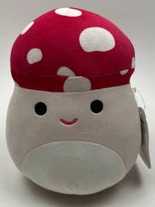 lot 196 image: Squishmallows Malcolm Red Mushroom Plush Toy