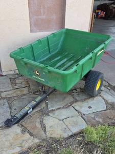 lot 18 image: John Deere 10P Poly Dump Cart