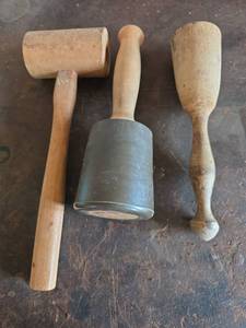 lot 132 image: Wooden Mallets