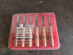 lot 134 image: Mifer Kit 6-Piece Wood Carving Tools Set Ref. 600 SG Made in Spain