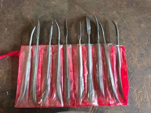 lot 140 image: 10-Piece Needle File Set with Storage Pouch
