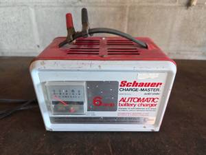 lot 148 image: Schauer Charge-Master 6 Amp Automatic Battery Charger (powers on)