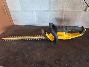 lot 156 image: DeWalt DCHT820 20V MAX 22-Inch Cordless Hedge Trimmer (Tool Only)