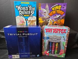 lot 201 image: Board Game Collection - 4 Popular Family Games Bundle