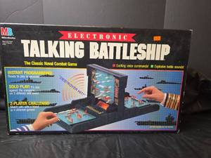 lot 210 image: Milton Bradley Electronic Talking Battleship Game
