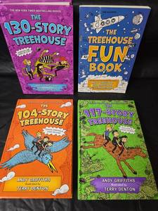 lot 259 image: Treehouse Book Collection by Andy Griffiths and Terry Denton - 4 Books