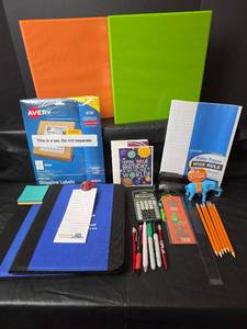 lot 294 image: Mixed Office and School Supplies Bundle