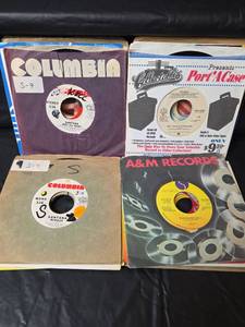 lot 348 image: Classic Rock and Pop 45 RPM Singles Collection
