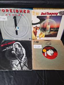 lot 349 image: Classic Rock and Pop Vinyl Record Collection