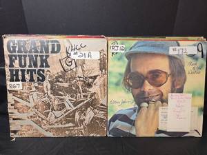lot 359 image: Classic Rock and Pop Vinyl Album Records Collection