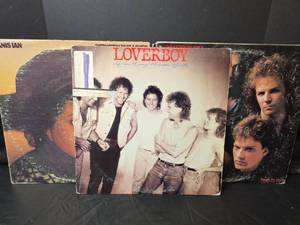 lot 365 image: Classic Rock and Pop Vinyl Record Collection - Mixed Artists LP Bundle