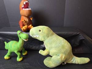 lot 382 image: 2 Disney Pixar The Good Dinosaur Plush Toys and More
