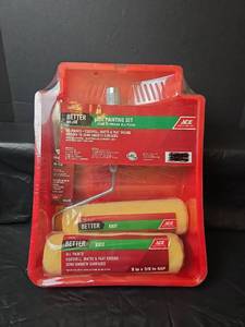 lot 385 image: ACE Better 6-Piece Painting Set with Roller Covers and Tray