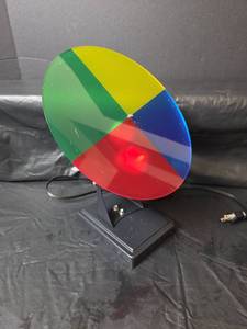 lot 401 image: Color Wheel Rotating Disc Light Projector