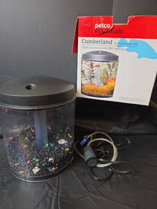 lot 457 image: Petco Essentials Cumberland 2 Gallon Freshwater Fish Aquarium with Filter