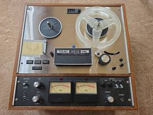 lot 538 image: TEAC 4010GSL Reel-to-Reel Stereo Tape Deck (Untested - needs AC power cord)