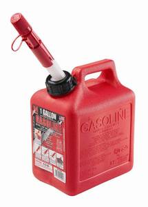 lot 52940 image: Gasoline Can 1 Gal Auto Shutoff