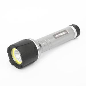 lot 59706 image: 500 Lumens LED Aluminum Dual Beam Unbreakable Flashlight