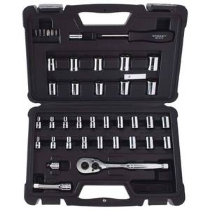 lot 59744 image: STANLEY 40-Piece Mechanics Tool Set  Chrome  STMT71648