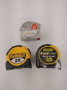 lot 59751 image: Set of 3 Tape Measures
