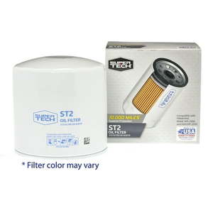lot 59782 image: SuperTech 10 000 mile Protection Spin-on Oil Filter  ST2 Fits select 1995-2014 FORD F150  2008-2012 DODGE RAM 1500