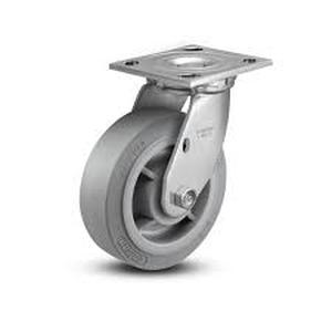 lot 59699 image: Colson Hi-Tech Performa gray thermoplastic rubber swivel caster