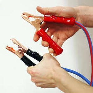 lot 59703 image: Heavy Duty Jumper Cables with Copper Clamps