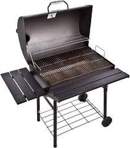 lot 59718 image: Char-Broil  barrel-style barbecue grill