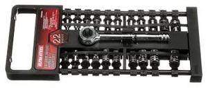lot 59745 image: Ultra Steel 22-piece 14 inch drive ratchet and socket set