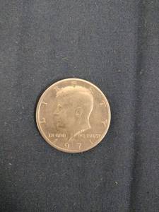 lot 60496 image: 1971 US 50-cent Kennedy half dollar coin