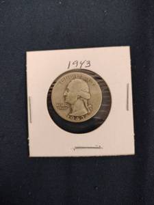 lot 60524 image: 1943 Washington quarter
