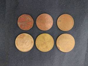 lot 60530 image: Lot of Play Token Coins