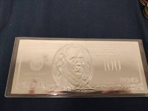 lot 60542 image: Commemorative 2005 Benjamin Franklin $100 Dollar Bill