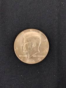 lot 60572 image: 1965 U.S. Kennedy half dollar coin
