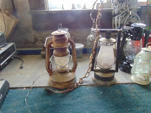 lot 1678 image: Selection of Electrified lamps