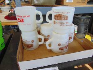 lot 1751 image: 6 Galaxy Advertsisng Coffee Cups