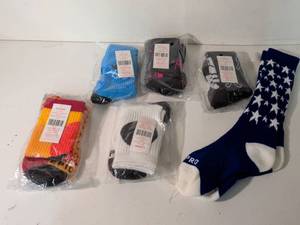lot 48 image: Mixed Athletic Crew Socks Bundle