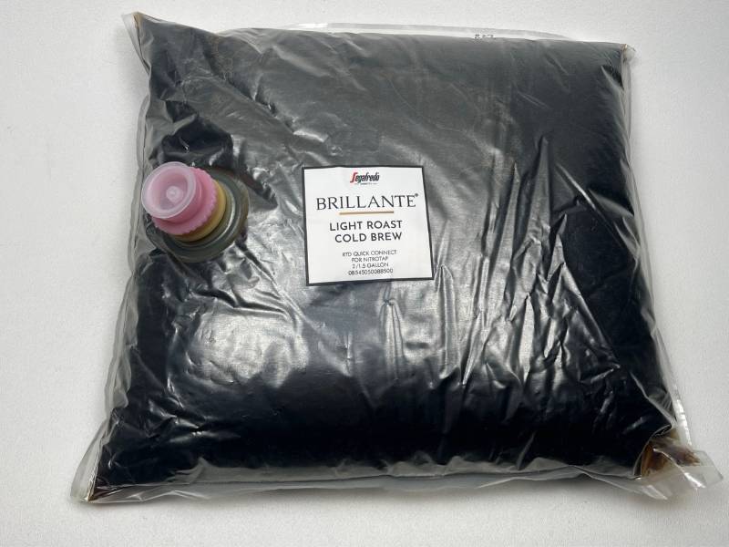 lot 103 image: Segafredo Zanetti Brillante Light Roast Cold Brew Coffee Bag-in-Box