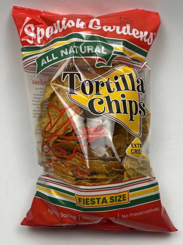 lot 108 image: Spanish Gardens All Natural Tortilla Chips Fiesta Size