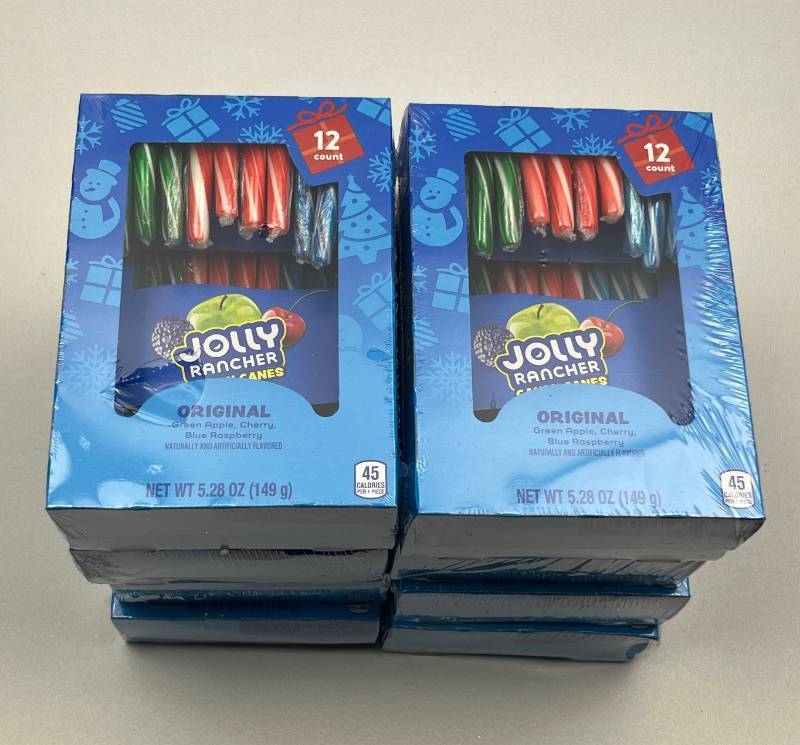 lot 129 image: Jolly Rancher Candy Canes Bulk Lot