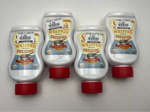 lot 165 image: Suzies Organic Whipped Salad Dressing 4-Pack