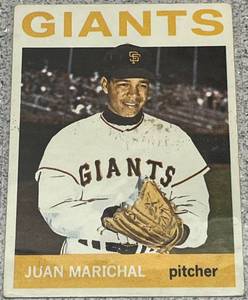 lot 147 image: 1964 Topps Baseball Card #280 - Juan Marichal San Francisco Giants