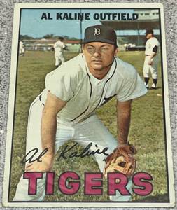 lot 179 image: 1967 Topps Baseball Card #30 - Al Kaline Detroit Tigers