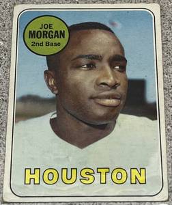 lot 194 image: 1969 Topps Baseball Card #35 - Joe Morgan