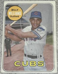 lot 202 image: 1969 Topps Baseball Card #450 - Billy Williams Chicago Cubs