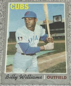 lot 212 image: 1970 Topps Baseball Card #170 - Billy Williams Chicago Cubs